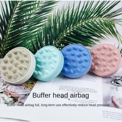 Head Cleansing and Massage Wet and Dry Scalp Massage Brush Soft Massage Cushioned Airbag Non invasive 2