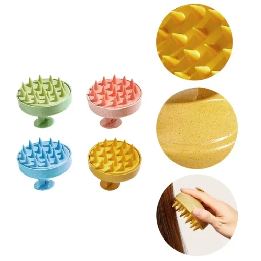 Head Cleansing and Massage Wet and Dry Scalp Massage Brush Soft Massage Cushioned Airbag Non invasive 5