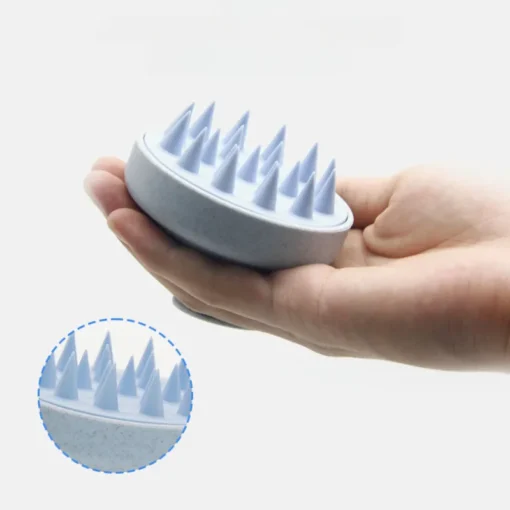 Silicone Shampoo Brush Head Scalp Massage Comb Hair Washing Comb Body Massage Brush Bath Shower Brush 3