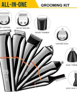 All In One Beard Hair Trimmer For Men Grooming Kit Eyebrow Body Trimmer Shaver Electric Hair 5