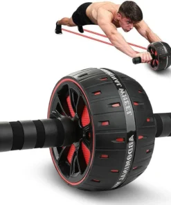 Big Ab Roller for Abs Workout Ab Roller Wheel Exercise Equipment For Core Workout Abdominal Wheel