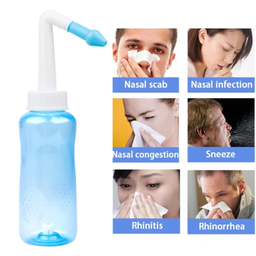 Nose Wash System Sinus Allergies Relief Nasal Pressure Rinse Neti Pot Nose Trimmer Adults Children Nasal 1