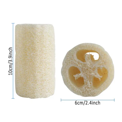 4Pcs pack Organic Loofahs Loofah Spa Exfoliating Scrubber natural Luffa Body Wash Sponge Remove Dead Skin 5