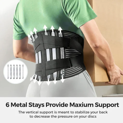 Hot sale Back Braces Waist Belt Men Women Work Lower Back Pain Relief Breathable Anti skid 1