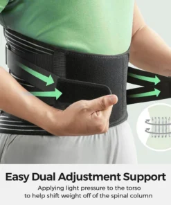 Hot sale Back Braces Waist Belt Men Women Work Lower Back Pain Relief Breathable Anti skid 2